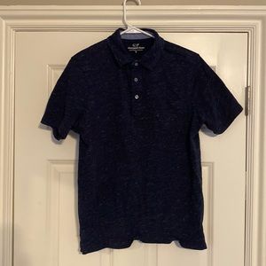 Navy vineyard vines collard shirt